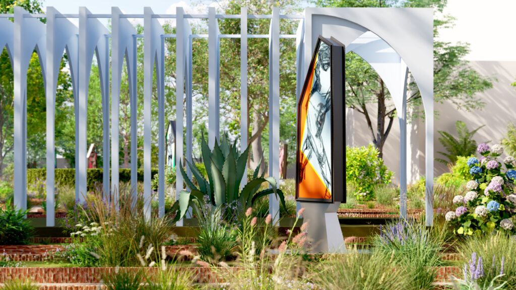 Nel Giardino delle Esperidi: il portico, le ninfe, la natura